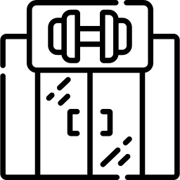 gym Logo of Patel Elite Construction Inc. with house icon